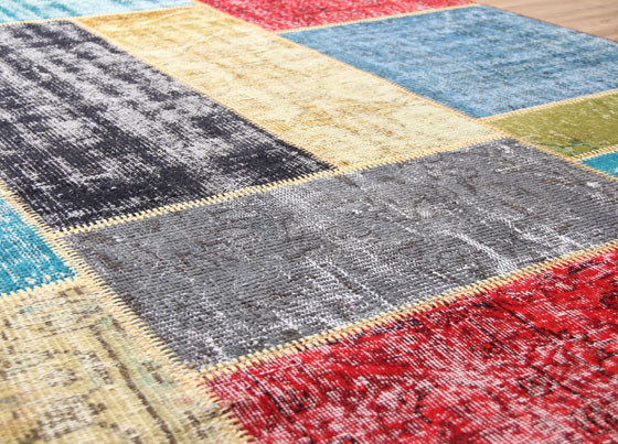 Patchwork İmalatı,Vintage Halı Boyama Ve Traşı